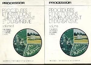 Seller image for Procdures et Institutions d'Amnagement et d'Urbanisme. EN 2 VOLUMES for sale by Le-Livre