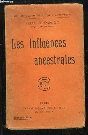 Bild des Verkufers fr Les Influences ancestrales zum Verkauf von Le-Livre