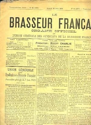 Seller image for Le Brasseur Franais N26 - 33e anne : Fermeture dfinitive des dbits de boissons par autorit de justice - La proprit commerciale . for sale by Le-Livre