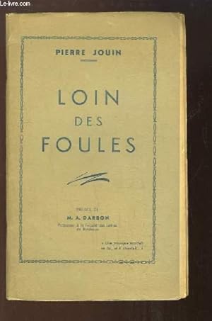 Seller image for Loin des Foules. for sale by Le-Livre