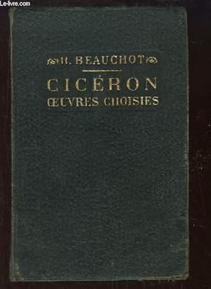 Seller image for Cicron. Oeuvres choisies. for sale by Le-Livre