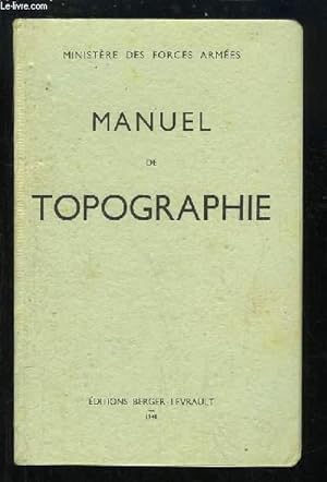 Seller image for Manuel de Topographie for sale by Le-Livre
