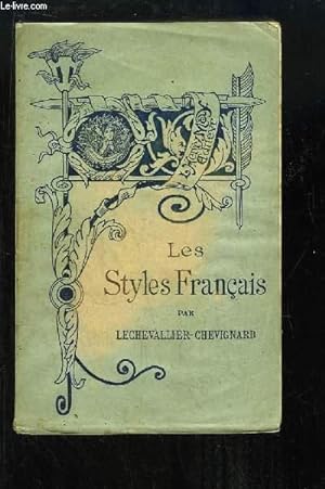 Bild des Verkufers fr Les Styles Franais. zum Verkauf von Le-Livre