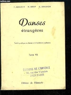 Image du vendeur pour Danses trangres. TOME VII : Russie, Hongrie, Espagne, Pologne. mis en vente par Le-Livre