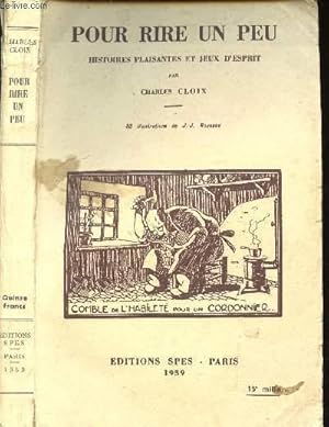 Seller image for POUR RIRE UN PEU - HISTOIRES PLAISANTES ET JEUX D'ESPRIT for sale by Le-Livre