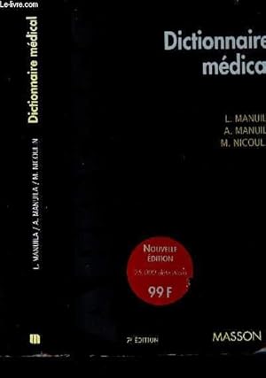 Image du vendeur pour DICTIONNAIRE MEDICAL mis en vente par Le-Livre