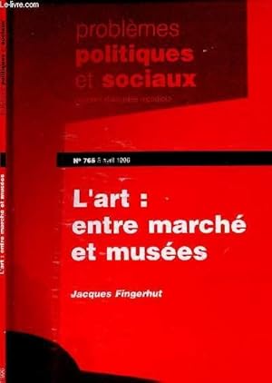 Imagen del vendedor de PROBLEMES POLITIQUES ET SOCIAUX - N 765 - 5 AVRIL 1996 a la venta por Le-Livre