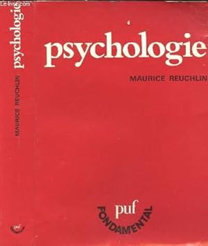 Bild des Verkufers fr PSYCHOLOGIE zum Verkauf von Le-Livre