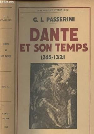Bild des Verkufers fr DANTE ET SON TEMPS 1265-1321 zum Verkauf von Le-Livre