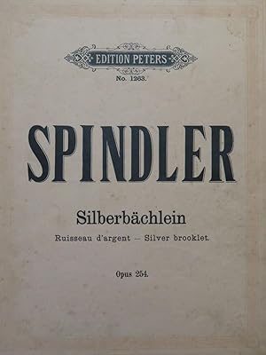 Imagen del vendedor de SPINDLER Fritz Silverbchlein Piano a la venta por partitions-anciennes