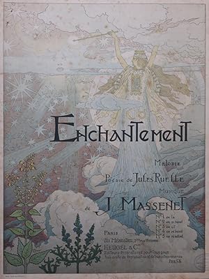 Seller image for MASSENET Jules Enchantement E. Grasset Piano Chant 1892 for sale by partitions-anciennes