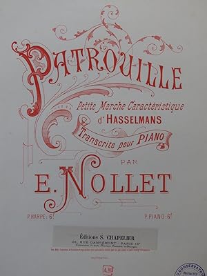 Immagine del venditore per NOLLET E. Patrouille Piano ca1900 venduto da partitions-anciennes