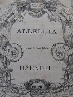 Seller image for HAENDEL G. F. Alleluia Piano for sale by partitions-anciennes