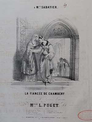 Imagen del vendedor de PUGET Losa La Fiance de Chambry Chant Piano ca1845 a la venta por partitions-anciennes