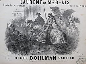 Bild des Verkufers fr BOHLMAN SAUZEAU Henri Laurent de Mdicis Piano ca1850 zum Verkauf von partitions-anciennes