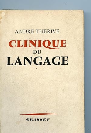 CLINIQUE DU LANGAGE