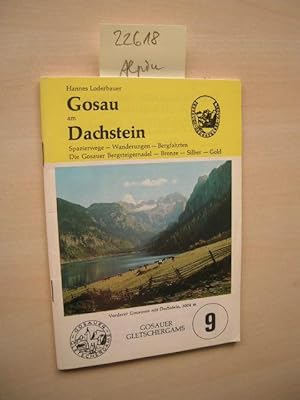 Bild des Verkufers fr Gosau am Dachstein. Spazierwege - Wanderungen - Bergfahrten. zum Verkauf von Klaus Ennsthaler - Mister Book