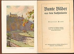 Image du vendeur pour Bunte Bilder aus dem Sachsenlande,HIER: Vierter Band, mis en vente par Antiquariat Kastanienhof