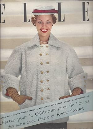 Revue Elle n°421 4 janvier 1954