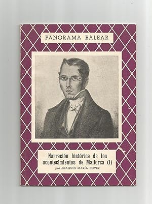 Seller image for Narracin histrica de los acontecimientos de Mallorca. I. (663a. de J.C.- 1860 d. de J. C.) for sale by Librera El Crabo