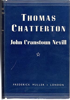 Bild des Verkufers fr Thomas Chatterton zum Verkauf von Dorley House Books, Inc.