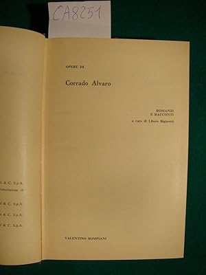 Opere di Corrado Alvaro (Romanzi e racconti)