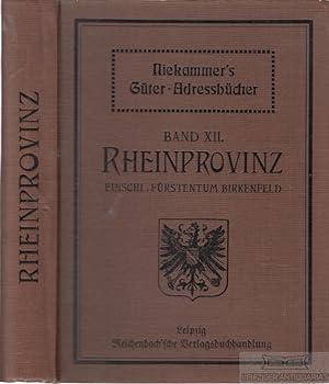 Güteradressbuch Niekammer Rheinprovinz Birkenfeld eBook 1914 GA026 