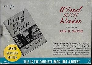 Seller image for WIND BEFORE RAIN for sale by Books from the Crypt