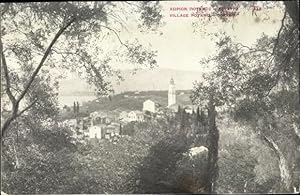 Bild des Verkufers fr Ansichtskarte / Postkarte Potamus Korfu Griechenland, Panorama vom Ort zum Verkauf von akpool GmbH