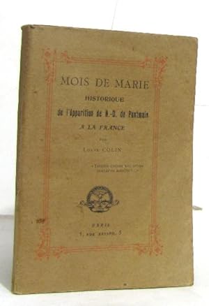 Mois de marie historiquede l'apparition de n.-d de pontmain