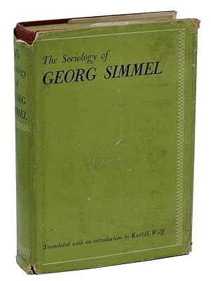 Bild des Verkufers fr The Sociology of Georg Simmel zum Verkauf von Burnside Rare Books, ABAA