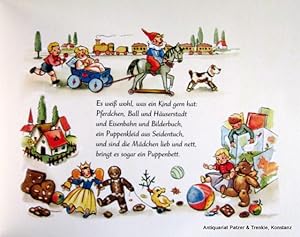 Immagine del venditore per Das Buch vom Weihnachtsfest. Esslingen, Hahn / Schreiber, 2009. Quer-4to. Durchgehend farbig illustriert. 8 Bl. Farbiger Or.-Hlwd., Vorderdeckel mit Aussparungen in Sternform. (ISBN 9783480400171). venduto da Jrgen Patzer