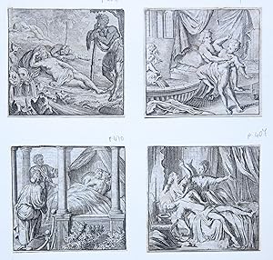 Engravings/Gravures: Illustrations from Boccaccio [from: Aardige en vermakelyke., 1740].