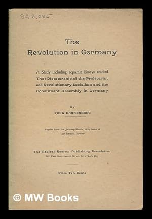 Immagine del venditore per The revolution in Germany venduto da MW Books Ltd.