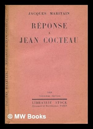 Seller image for Rponse  Jean Cocteau for sale by MW Books Ltd.