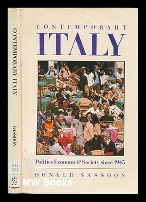 Immagine del venditore per Contemporary Italy : politics, economy, and society since 1945 / Donald Sassoon venduto da MW Books Ltd.