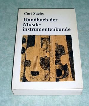 Bild des Verkufers fr Handbuch der Musikinstrumentenkunde. zum Verkauf von Antiquariat  Lwenstein