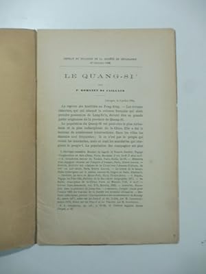 Seller image for Le Quang-si for sale by Coenobium Libreria antiquaria