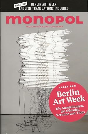 Monopol : Magazin fur Kunst und Leben. Special issue : Berlin Art Week 13-17 Sep 2017