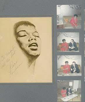 Group of photographs of Sarah Vaughan. Signed.