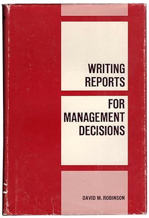 Seller image for Writing Reports for Management Decisions for sale by Recycled Books & Music