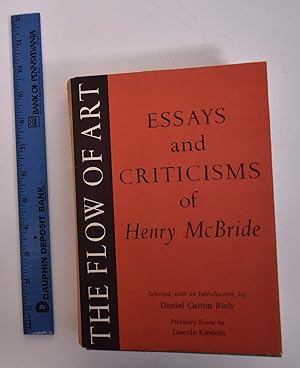 Image du vendeur pour The Flow of Art: Essays and Criticisms of Henry McBride mis en vente par Mullen Books, ABAA