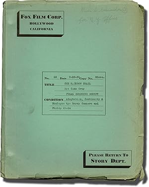 Image du vendeur pour The Rainbow Trail (Original screenplay for the 1932 film) mis en vente par Royal Books, Inc., ABAA