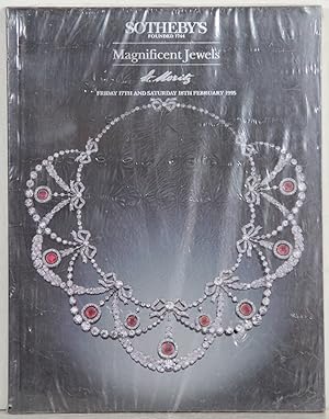 Magnificent Jewels. Auction: St Moritz, Friday 17th and Saturday 18 th February 1995.