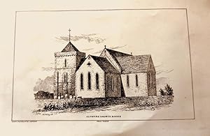 Seller image for Glymping Church, Sussex. (Interior, exterior and ground plan) 3 lithographic prints. for sale by Colophon Books (UK)