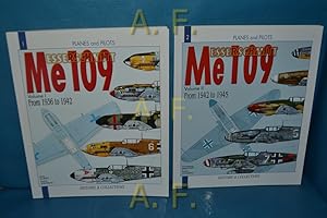 Bild des Verkufers fr Messerschmitt Me 109 : From 1936 to 1942 + From 1942 to 1945 (Planes and Pilots 1 + 2) / (from the prototype to the me 109F-2) + (From F to K and Post-War Derivatives) zum Verkauf von Antiquarische Fundgrube e.U.
