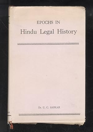 Epochs in Hindu legal history.