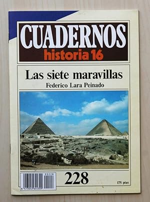 CUADERNOS HISTORIA 16, num 228. LAS SIETE MARAVILLAS