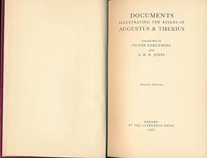 Bild des Verkufers fr Documents illustrating the reigns of Augustus & Tiberius zum Verkauf von LIBRAIRIE GIL-ARTGIL SARL