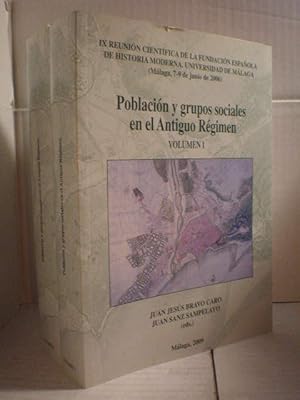 Seller image for Poblacin y grupos sociales en el Antiguo Rgimen ( 2 Vols.) IX Reunin Cientfica de la Fundacin Espaola de Historia Moderna. Universidad de Mlaga ( Mlaga, 7-9 de junio de 2006) for sale by Librera Antonio Azorn